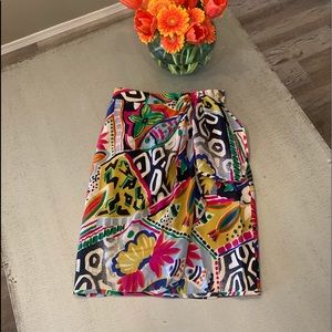 Vintage Escada design by Margaretha Ley silk skirt